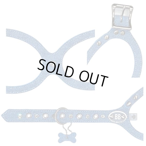 画像4: バディーベルト ハーネス 8号 ダンガリー スワロフスキークリスタル付 Dungaree buddy-belts buddybelts バディーベルト卸販売 バディベルト卸販売 バディーベルト正規輸入代理店 正規店 (4)