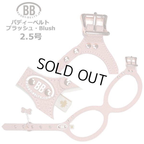 画像1: バディーベルトハーネス 2.5号 ブラッシュ・Blush (1)