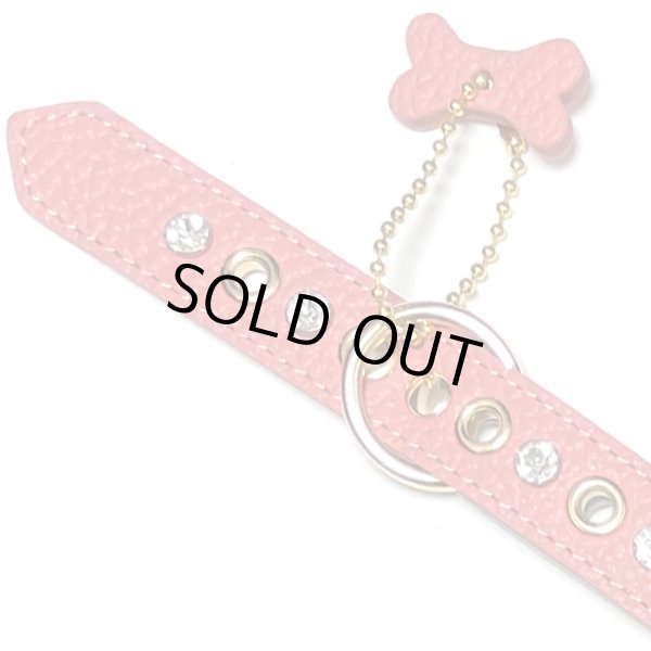 画像3: バディーベルトハーネス 4号 コーラルドリーム・CoralDream・スワロフスキークリスタル付 (3)