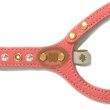 画像3: バディーベルトハーネス 3号 コーラルドリーム・CoralDream・スワロフスキークリスタル付 (3)