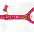 画像3: バディーベルトハーネス 3.5号 インペリアルピンク・ImperialPink・スワロフスキークリスタル付 (3)
