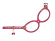 画像5: バディーベルトハーネス 3.5号 インペリアルピンク・ImperialPink・スワロフスキークリスタル付 (5)