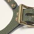画像3: バディーベルトハーネス 7号 セージ・Sage・スワロフスキークリスタル付 (3)
