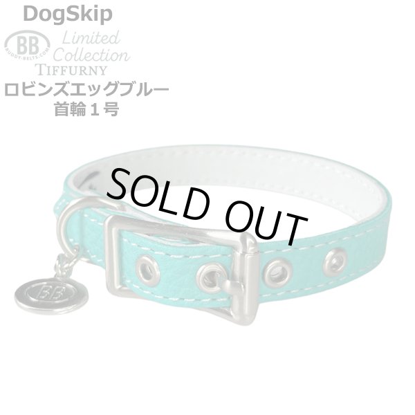 画像1: BB 首輪 ロビンズエッグブルー 1号 Robin's Egg Blue ID カラー バディーベルト buddybelt バディベルト (1)