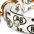 画像4: BB 首輪 ブラン 5号 スワロフスキークリスタル付 Blanc ID カラー バディーベルト buddybelt バディベルト (4)