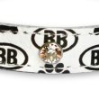 画像5: BB 首輪 ブラン 5号 スワロフスキークリスタル付 Blanc ID カラー バディーベルト buddybelt バディベルト (5)
