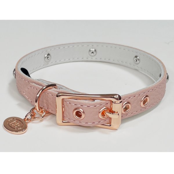 画像2: BB 首輪 ブラッシュ Blush 4号 スワロフスキークリスタル付 (2)