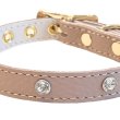 画像4: BB 首輪 ラテ 3号 スワロフスキークリスタル付 Latte ID カラー バディーベルト buddybelt バディベルト (4)