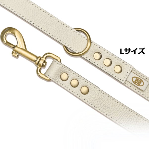 画像2: BBオールレザーリードLサイズ ミルクティー・MilkTea (2)