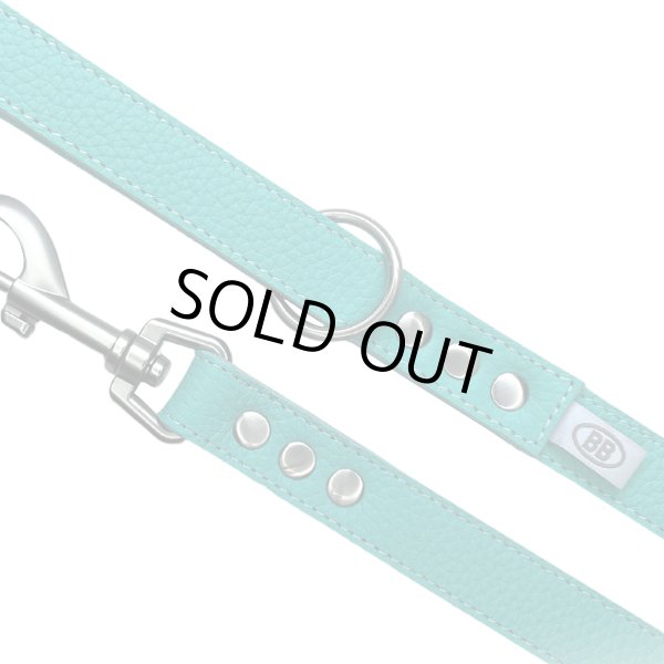 画像2: BBオールレザーリードLサイズ ロビンズエッグブルー Robin's Egg Blue バディベルト BUDDYBELT バディーベルト犬 犬用 ペット ドッグ リード バディーベルト正規輸入代理店 正規店 (2)