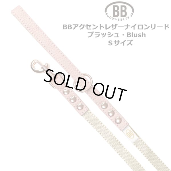 画像1: BBアクセントナイロンリードSサイズ ブラッシュ Blush (1)