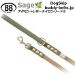画像1: BBアクセントナイロンリードSサイズ セージ Sage (1)