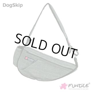 犬用 猫用 ファンドルペットスリング シースルーオレンジ