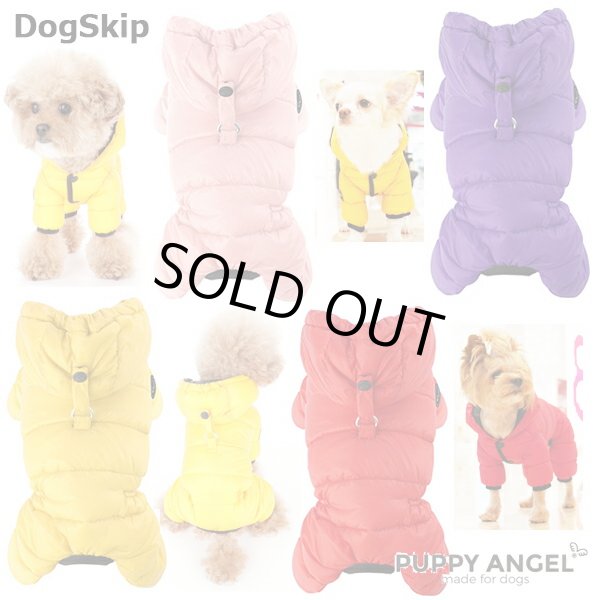 画像1: 犬用 女の子用 PAエアー３パデッドオーバーオール つなぎ オールインワン / 2XL,3XLサイズ パピーエンジェル 洋服 ドッグウェア 中型犬 犬 Puppy Angel(R) AIR 3 Padding Overalls (1)