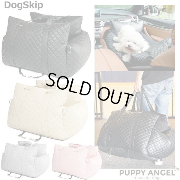 画像1: 犬用 車用 車載 PAスリーウェイオールPUカーシートセット Lサイズ パピーエンジェル 犬 Puppy Angel(R) 3Way All PU Car Seat Set ( Cushion + All PU Cover ) (1)