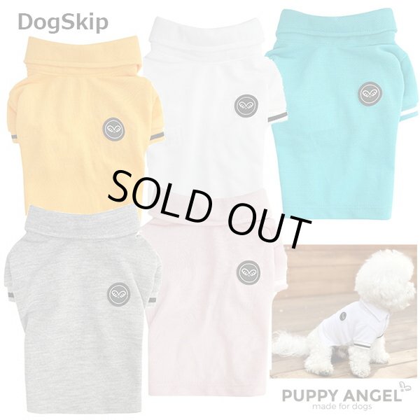 画像1: 犬用 PAベーシックポロシャツ S,SM,M,ML,L,XLサイズ パピーエンジェル 洋服 ドッグウェア 小型犬 犬 Puppy Angel(R) Basic Polo Shirts (1)