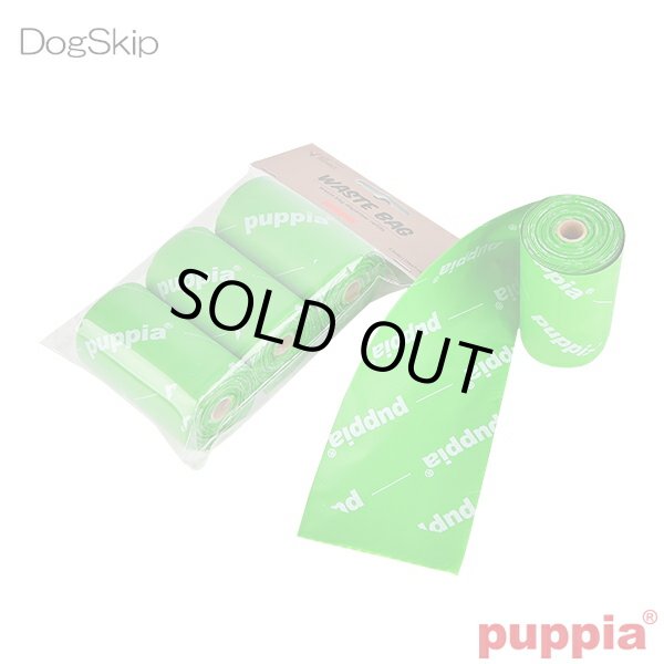 画像1: 犬用 エコフレンドリーロール ウンチ袋 ECO FRIENDLY WASTE BAG REFILL ROLLS(3P) PUPPIA パピア ペット ドッグ (1)