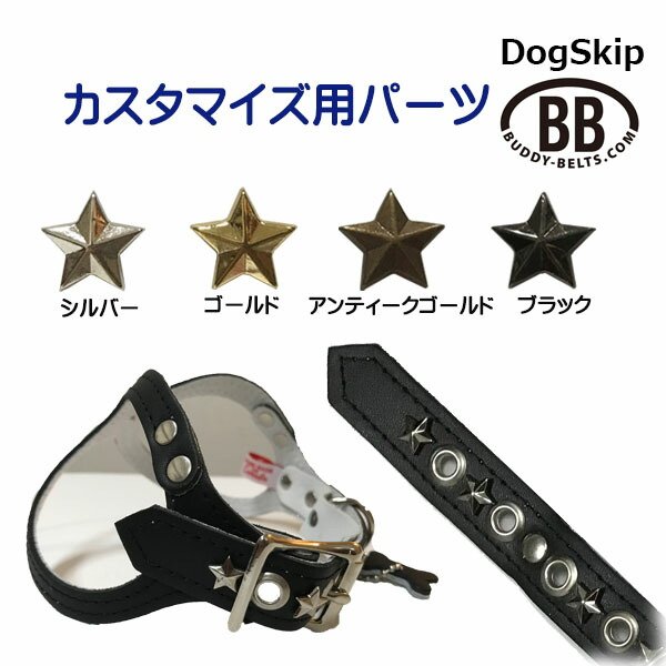 画像1: 「パーツナンバー0019 星 スター10mm」 buddybelt customize buddybelts customs バディーベルト正規輸入代理店 正規店 (1)