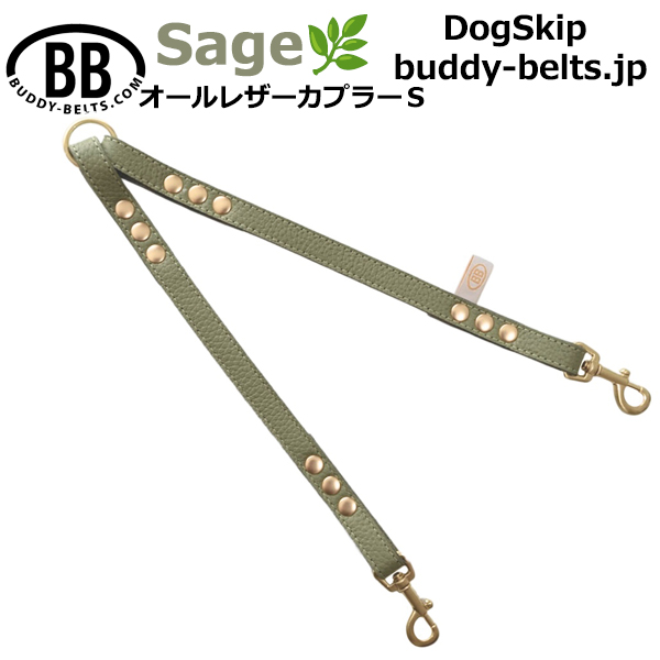 BB2頭引きオールレザーカプラーSサイズ セージ(Sage)